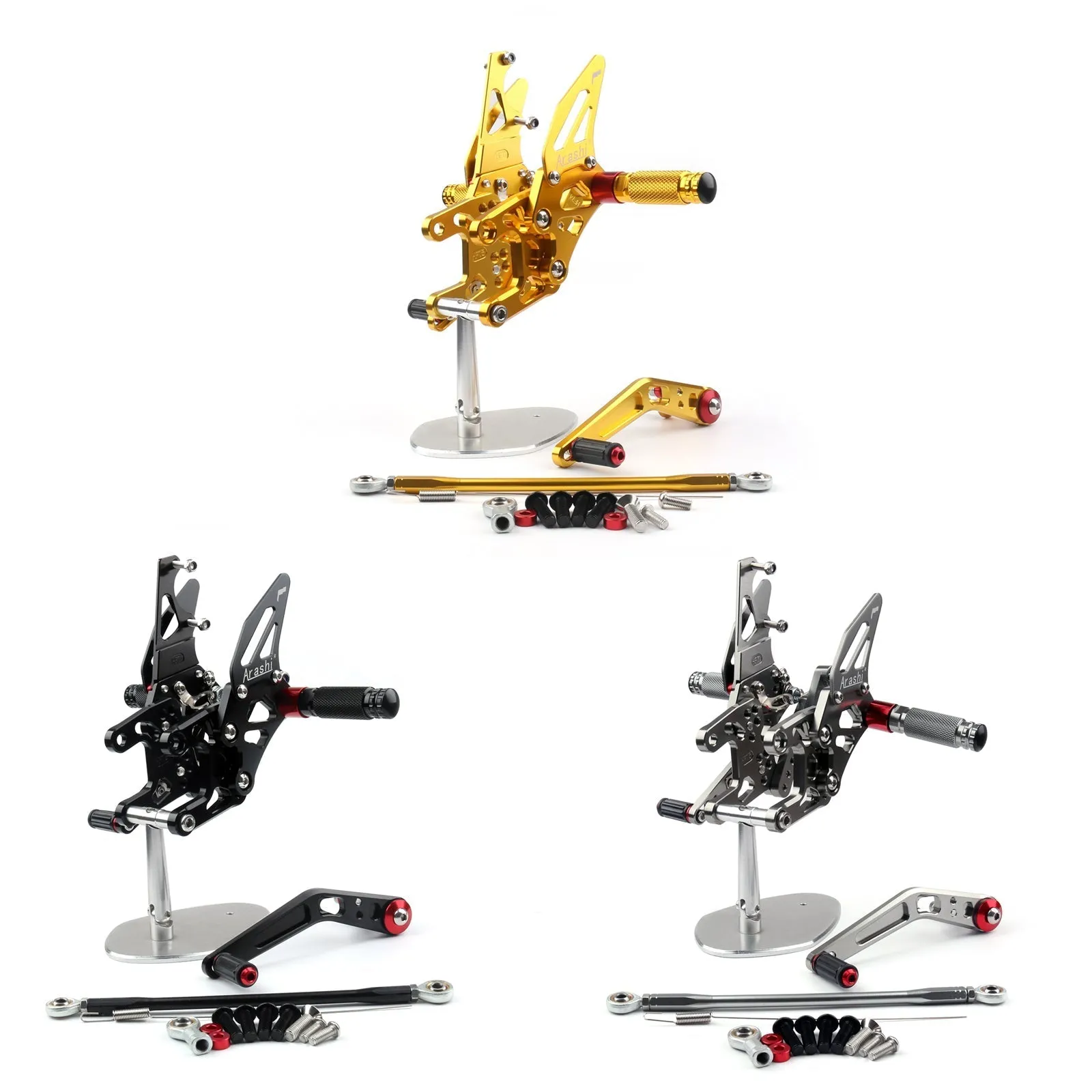 Estriberas Mandos Traseros Estriberas Mandos Traseros Para Honda CBR1000 CBR 1000 2017 Generic