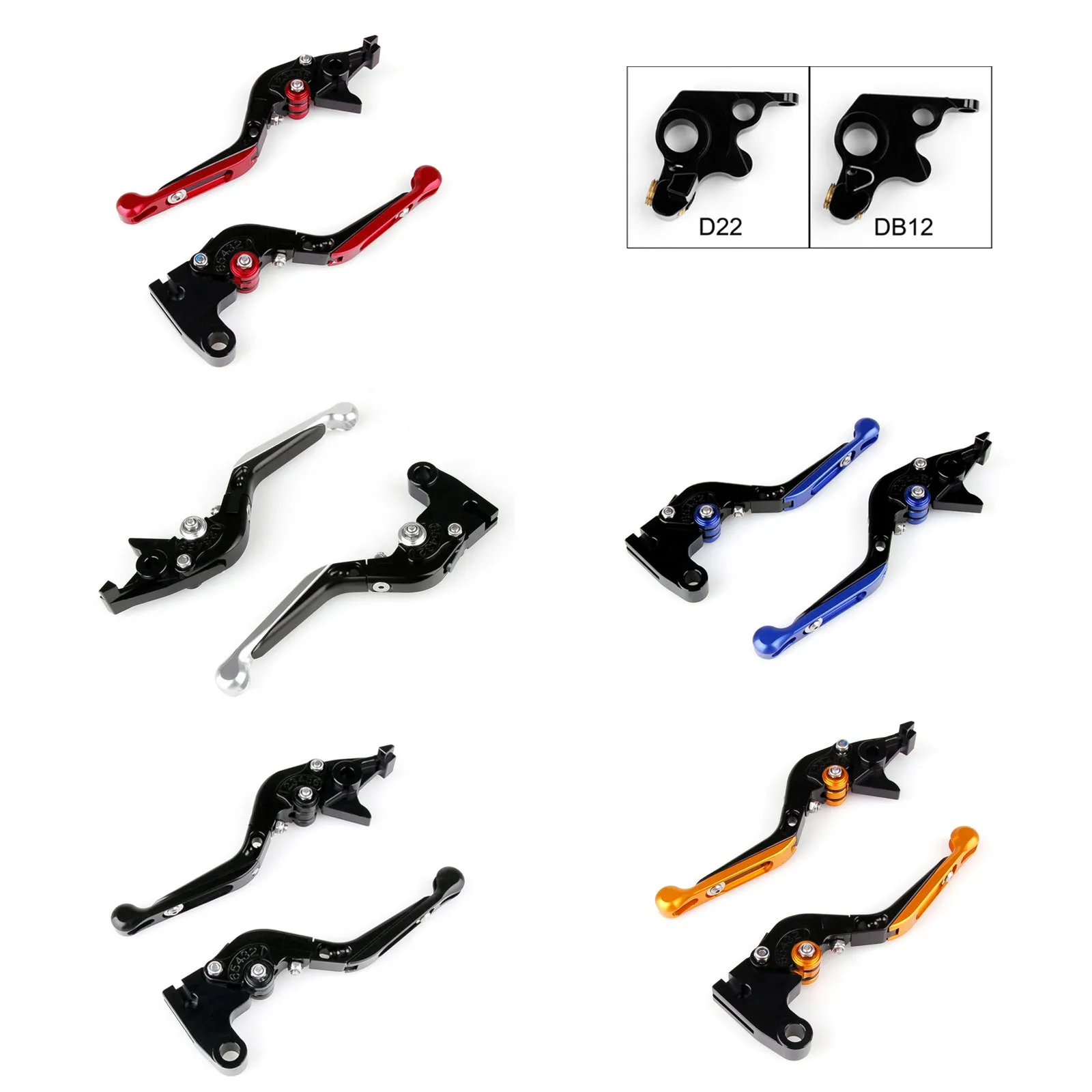 Palancas de embrague de freno extensibles plegables ajustables para Ducati MONSTER Generic