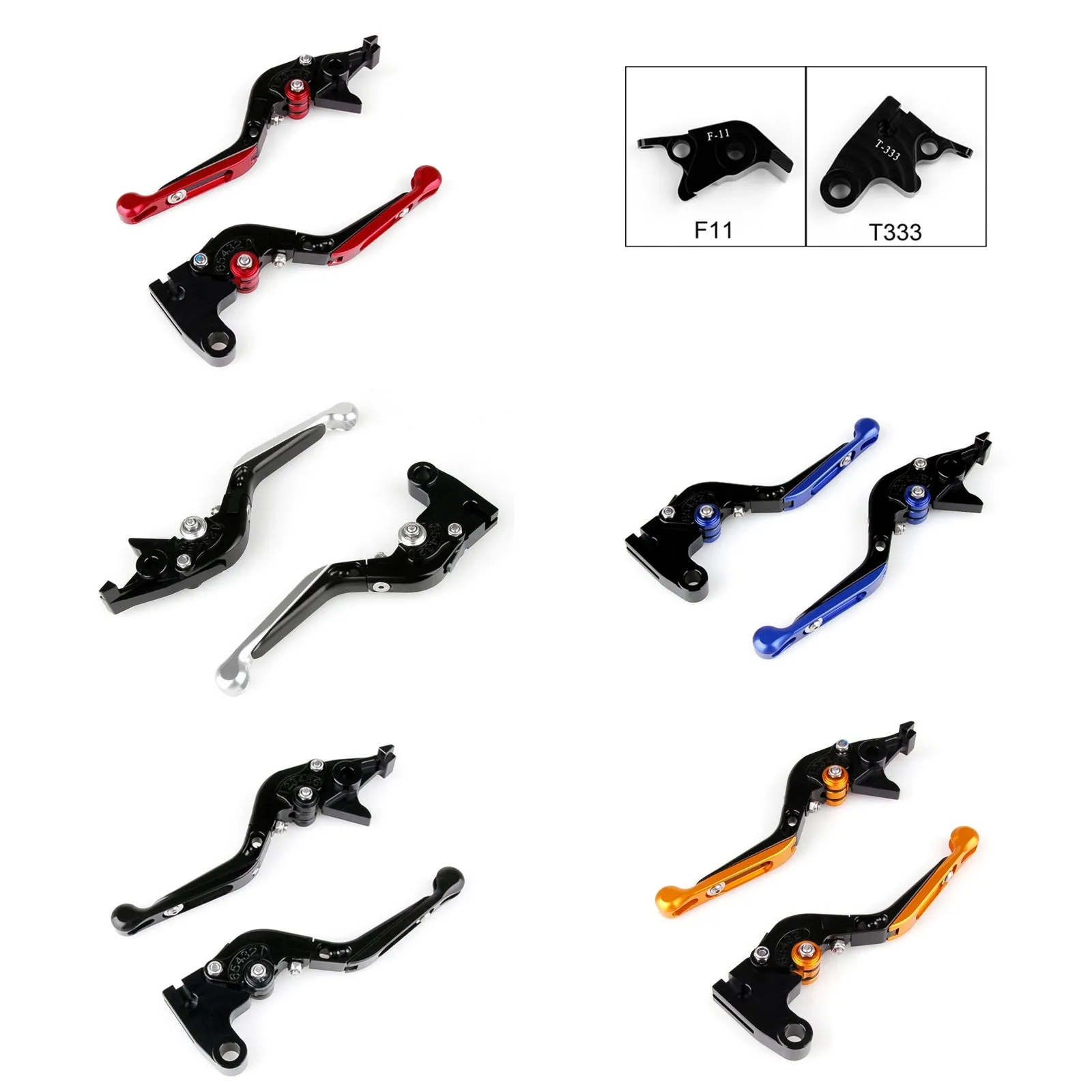 Manetas de embrague de freno extensibles plegables ajustables Triumph Daytona 675 R Generic
