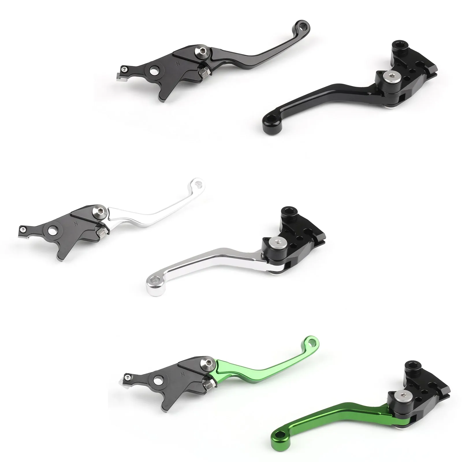 Palancas de embrague de freno pivotantes aptas para Kawasaki KLX250/D-TRACKER KLX150S KLX125 genérico