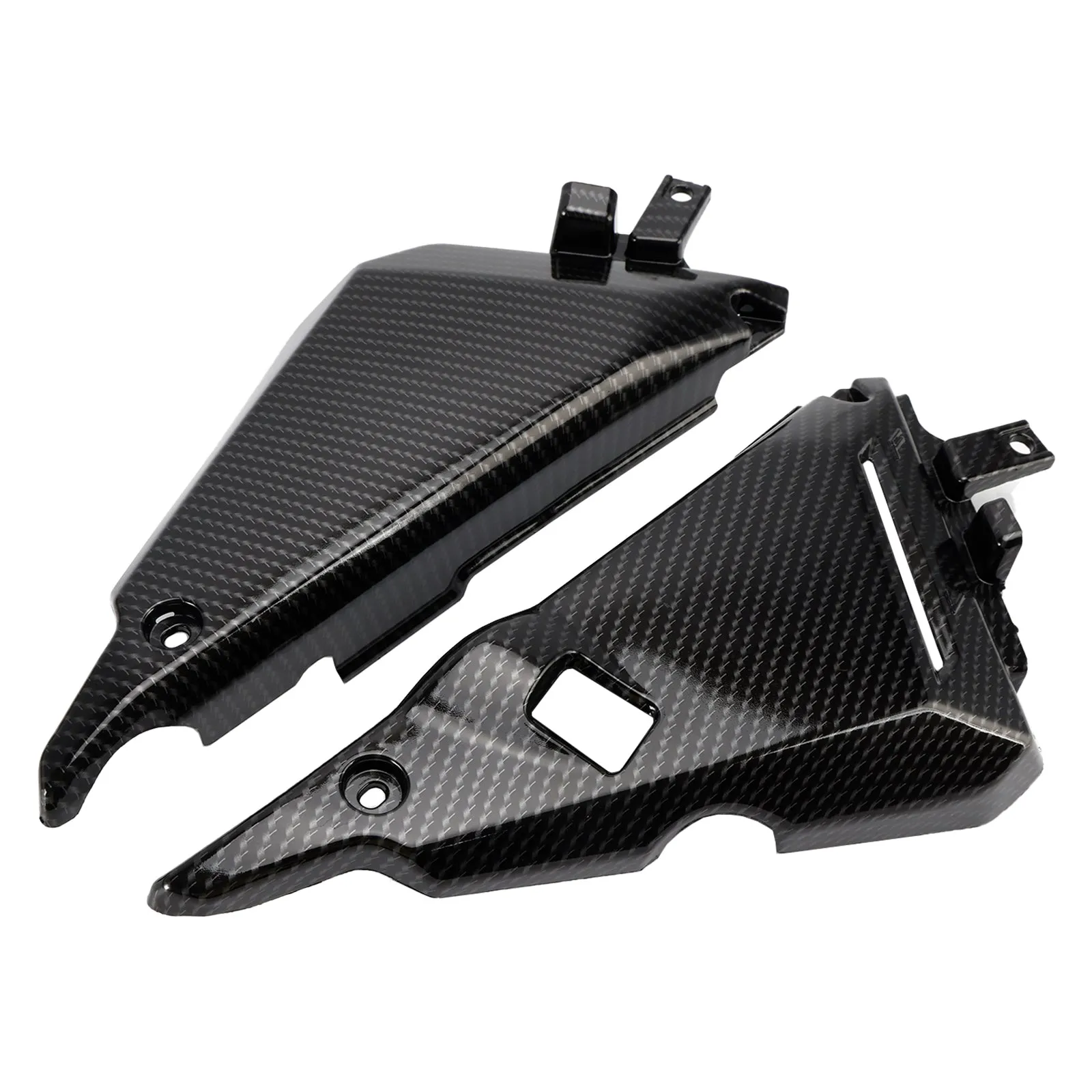 2017-2020 Kawasaki Z650 Ninja 650 Cubierta de marco lateral de carbono Panel carenado