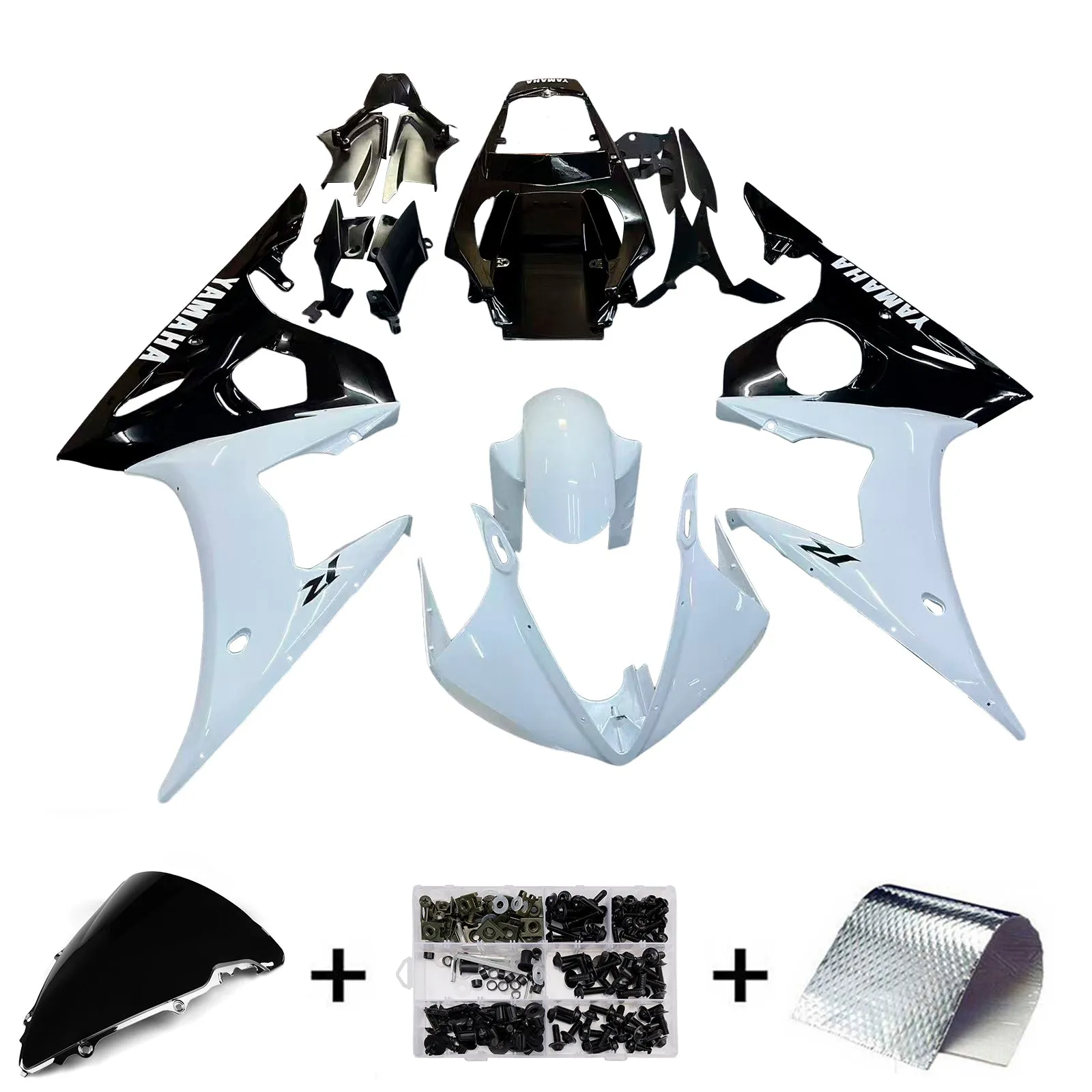 Kit de carenado de inyección de carrocería para yamaha yzf 600 R6 2003-2004 R6S 2006-2009
