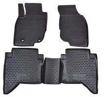 Alfombrillas de goma TOYOTA Hilux 2011-2015 4 piezas