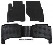 Alfombrillas de goma VW Touareg 2002-2010 4 piezas