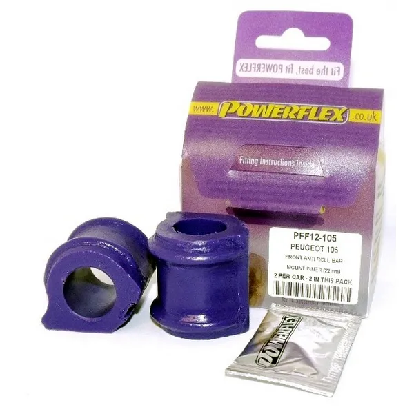 Powerflex Silentblock Front Anti Roll Bar Mount (Inner) 22mm CITROEN Saxo (inc VTS)
