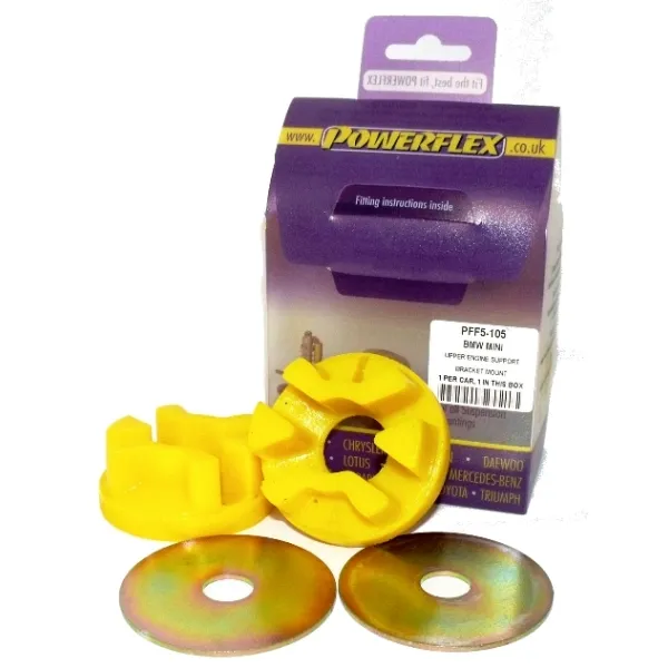Powerflex Silentblock Upper Engine Mount Large Bush Insert BMW Mini Generation 1