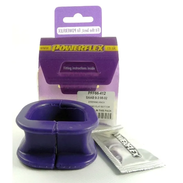 Powerflex Silentblock Steering Rack Mounting Flat Bottom SAAB 9-3 (1998-2002)