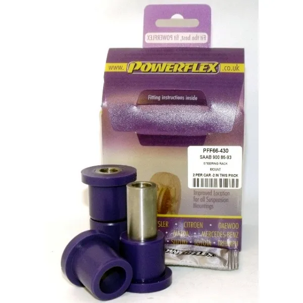 Powerflex Silentblock Steering Rack Mounting SAAB 900 (1983-1993)
