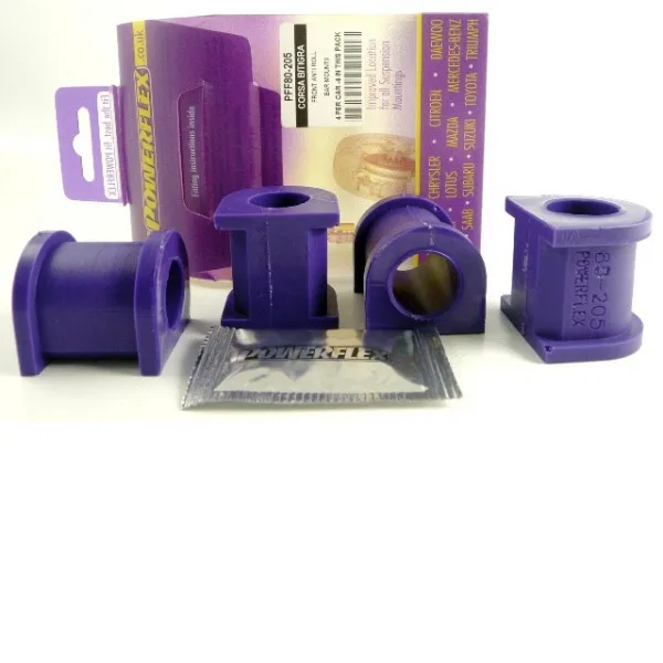 Powerflex Silentblock Front Anti Roll Bar Mounts OPEL Corsa B (1998-2000)