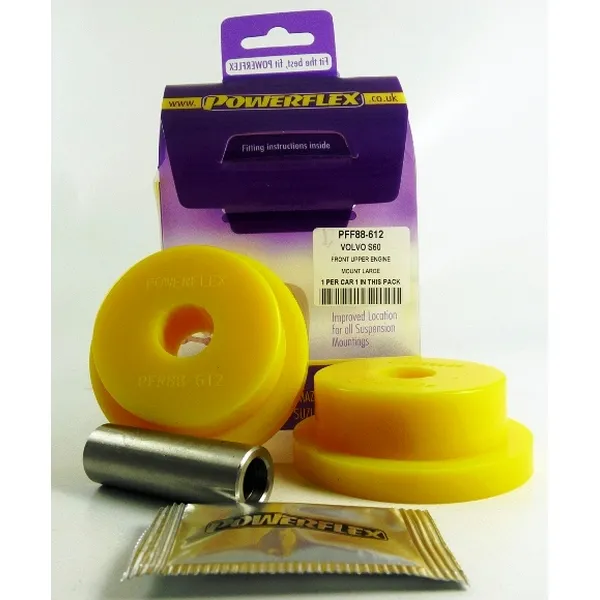 Powerflex Silentblock Upper Engine Mount Large Round Bush Petrol VOLVO S60 AWD 2002
