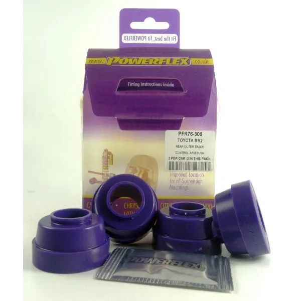 Powerflex Silentblock Tie Bar To Track Control Arm Bush TOYOTA MR2 SW20 REV 1 (1989-1991)