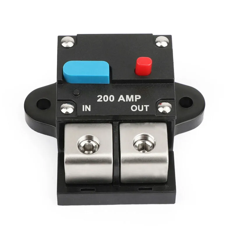 Seguro del bloque del fusible del reinicio automático del disyuntor marino del Audio del coche de 200A AMP