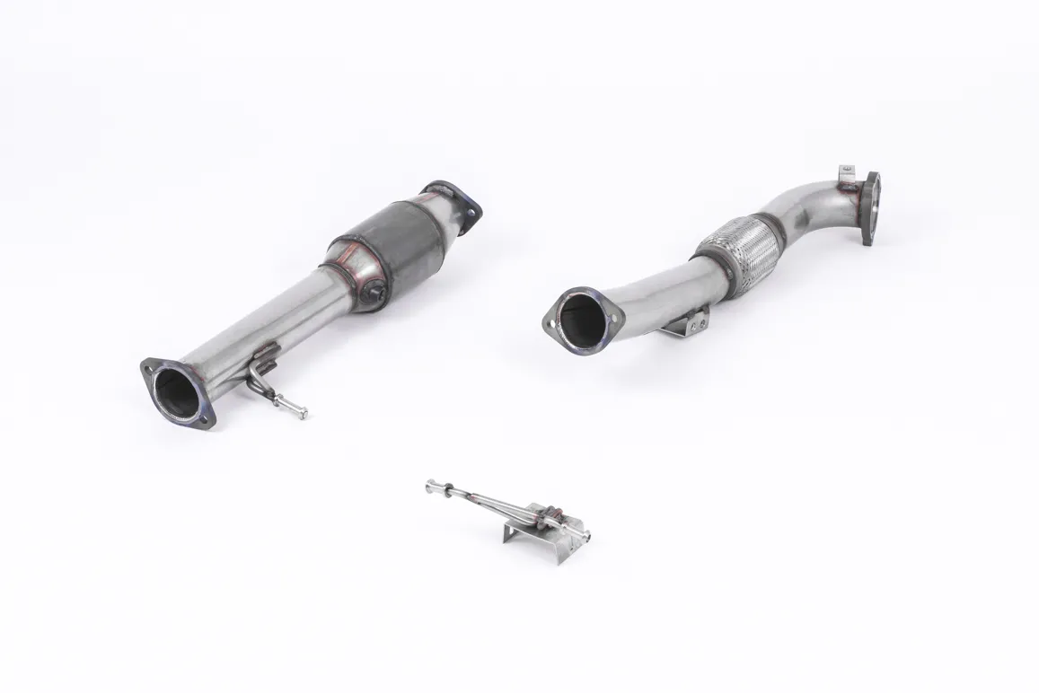 Milltek Large Bore Downpipe and Hi-Flow Sports Cat SSXFD164 – Ford Focus Mk2 ST 225