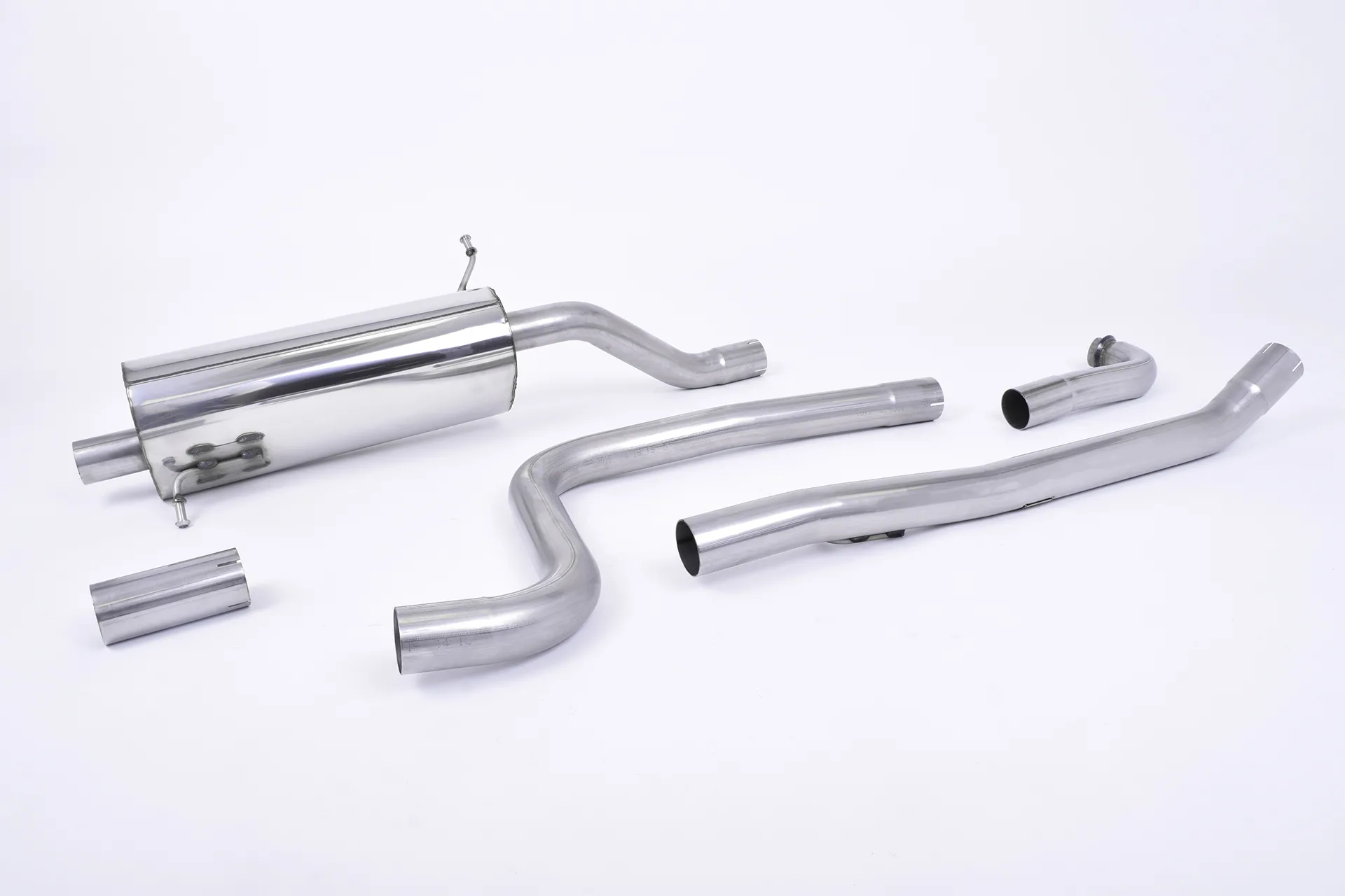 Milltek Cat-back Road + Cat Back with GT-90 Cerakote Black Trim SSXFD245 – Ford Fiesta Mk8 1.0T EcoBoost ST-Line 3 & 5 Door (Non-OPF/GPF Models Only)