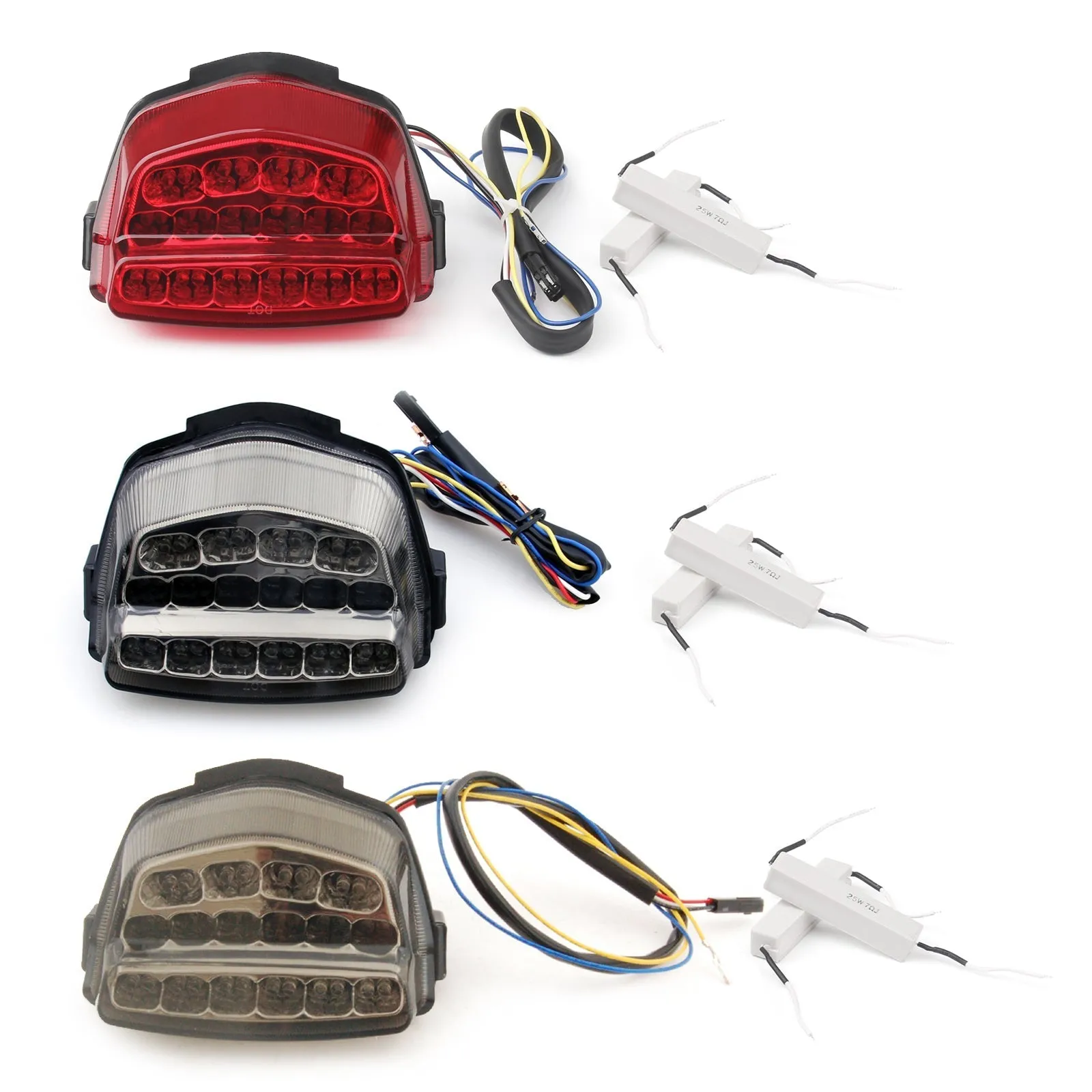 Piloto Trasero LED Integrado para Honda CBR1000RR (08-2012) 2 Colores Genérico