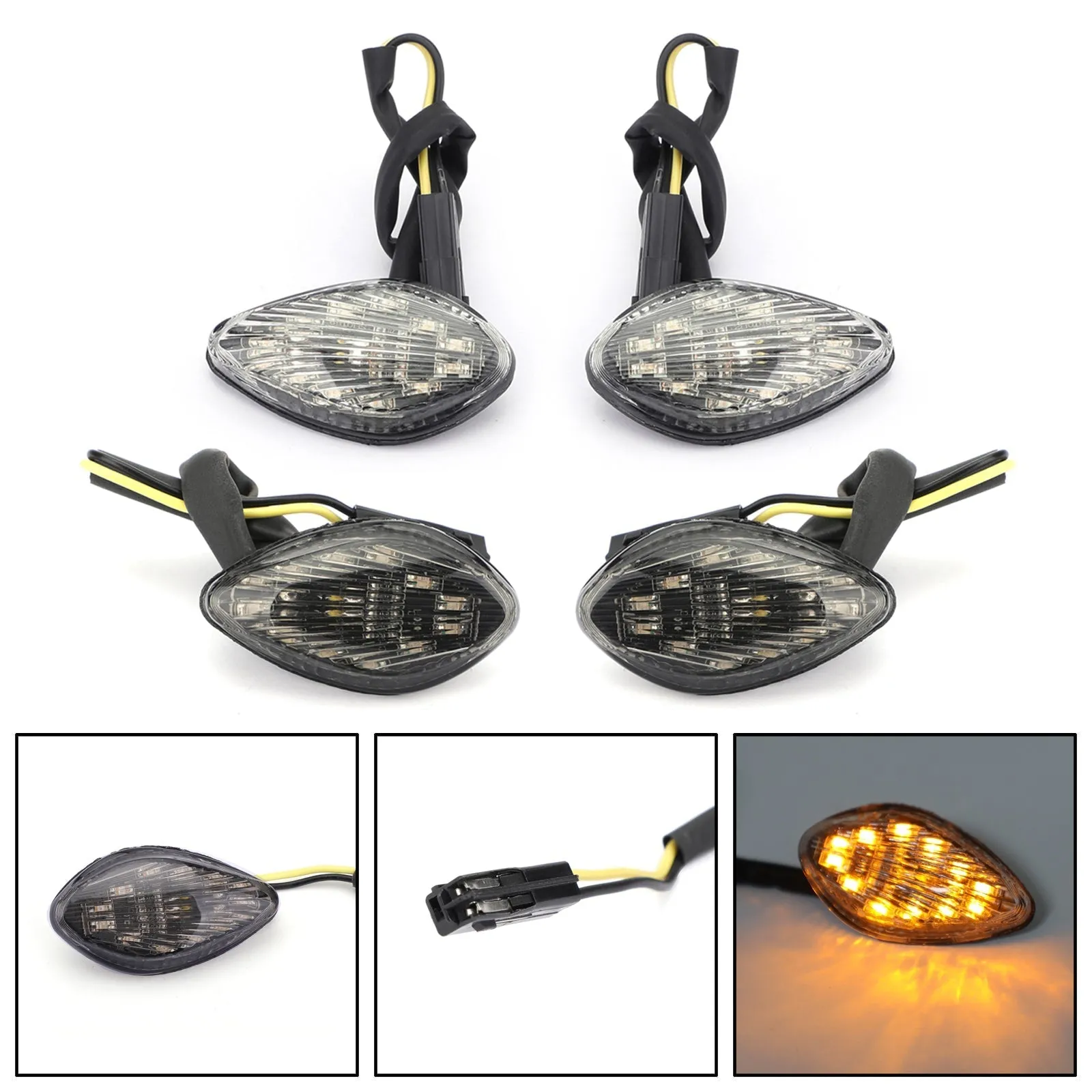 Luces Intermitentes Para Honda CBR 600 F3/F4/F4i CBR 600 1000 RR CB 919, 2 Colores Genéricos