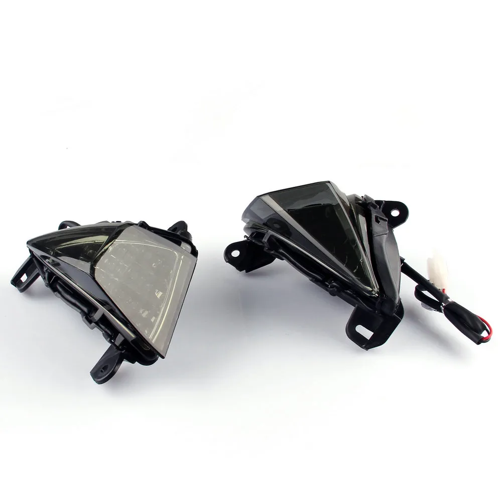 Luces LED de señal de giro delanteras intermitentes para ZX14R 2006-2016 delanteras genéricas