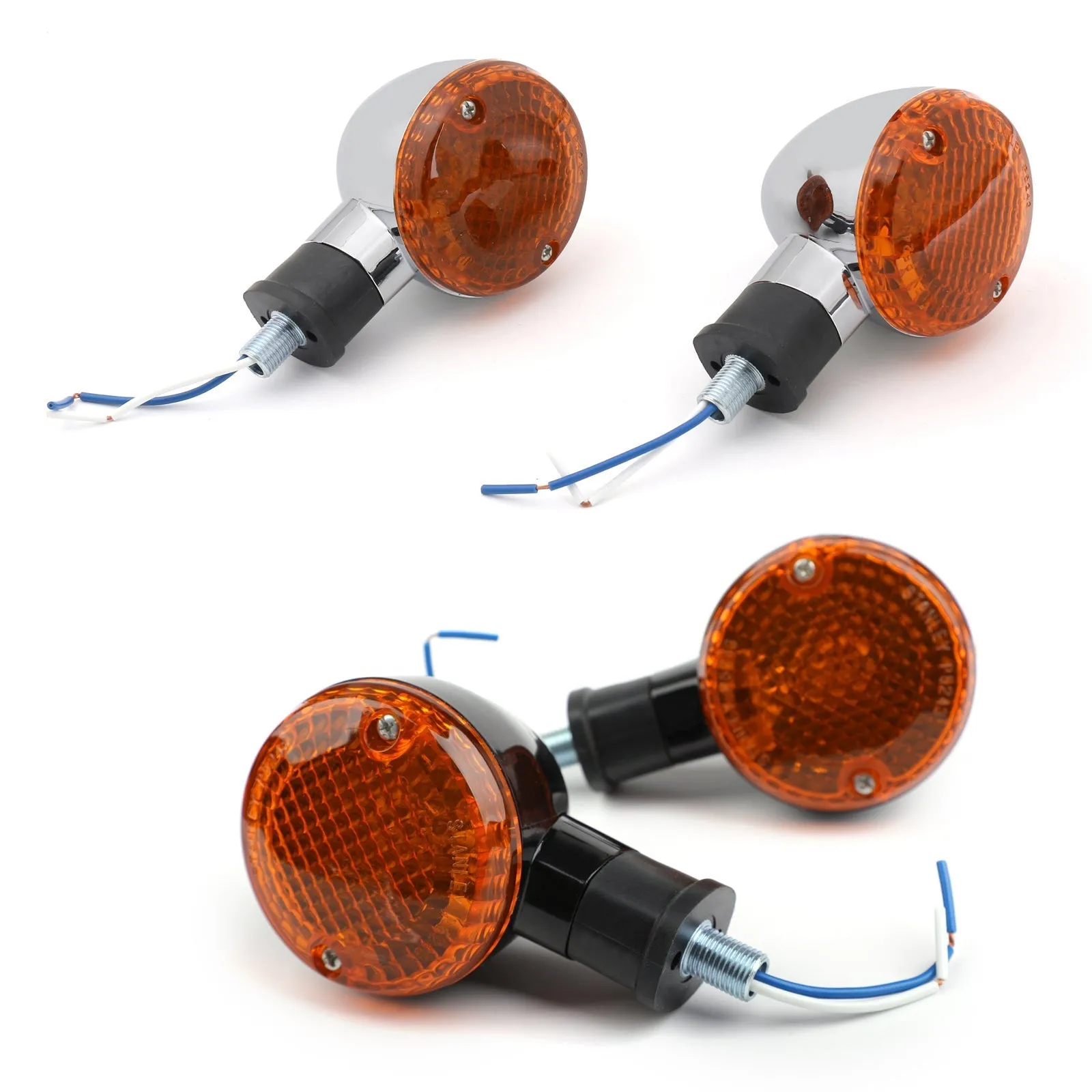 Bullet Lights Motor Clotters para Kawasaki Vulcan 800 Yamaha Road Star Generic