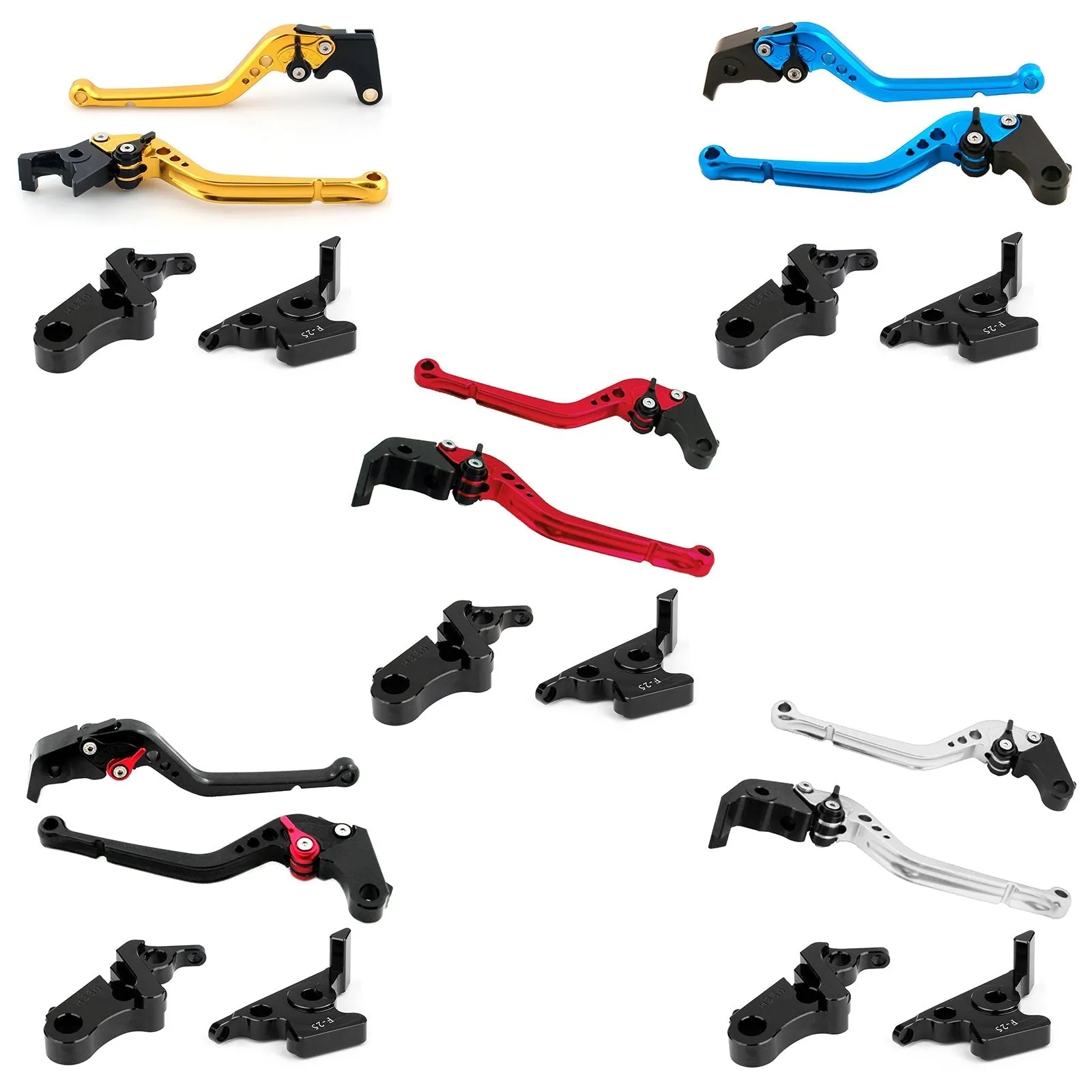 Palanca de freno de embrague larga para Honda CB500F CBR500R 13-15 CBR300RR CB300F 14-16 genérico