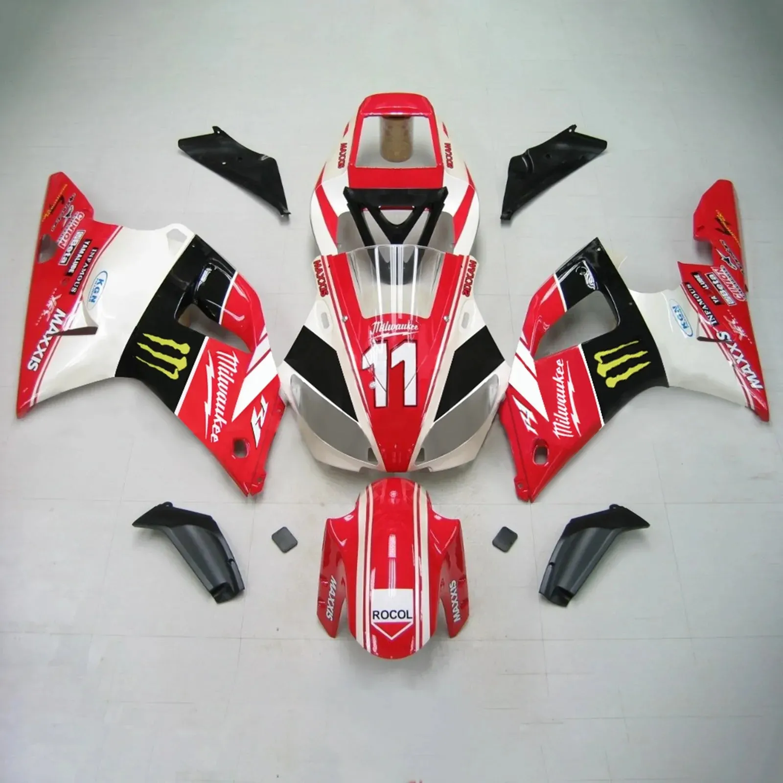 Kit de carenado Amotopart para Yamaha YZF 1000 R1 1998-1999 Genérico