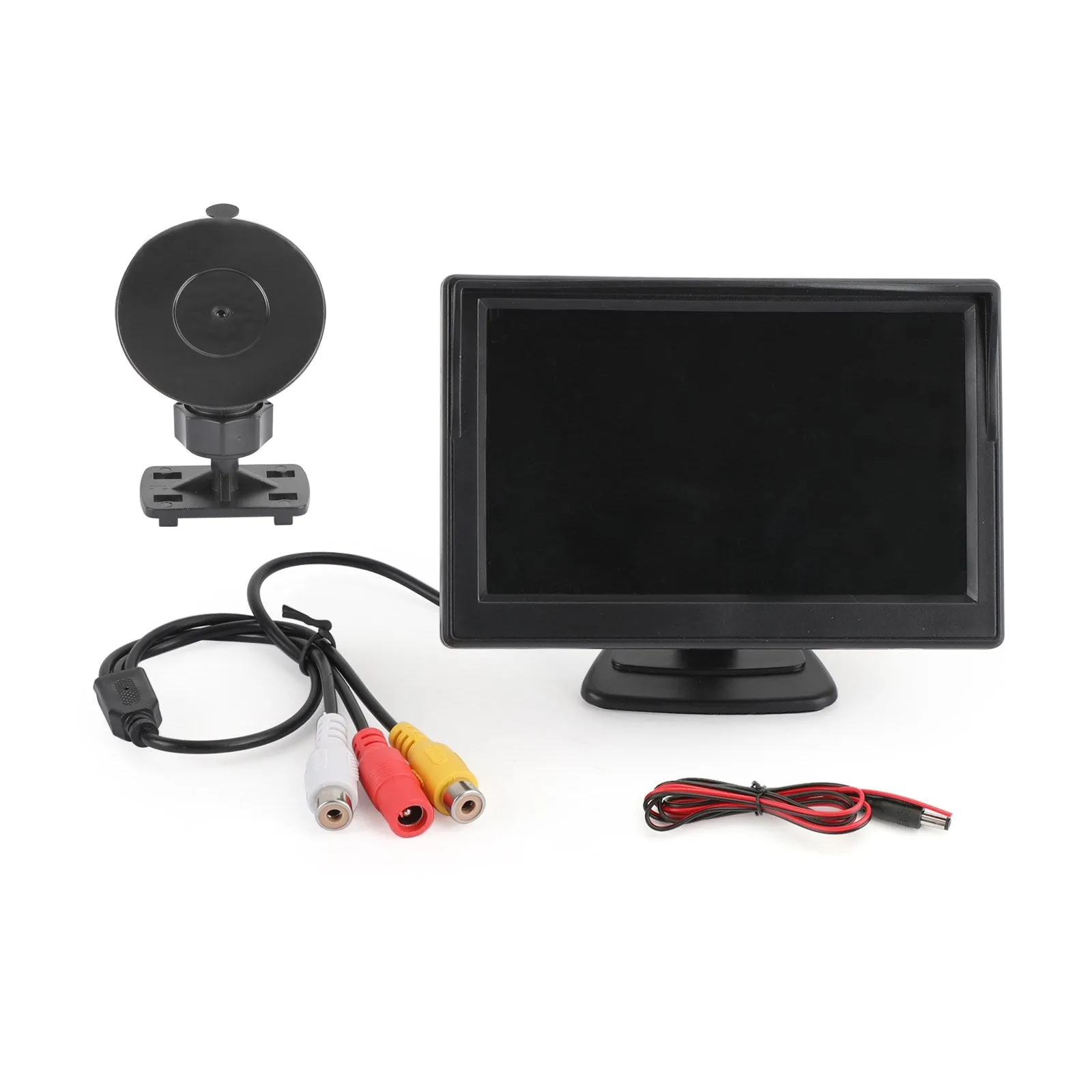 Monitor LCD TFT HD de 5 pulgadas para cámara de marcha atrás de estacionamiento con vista trasera de coche