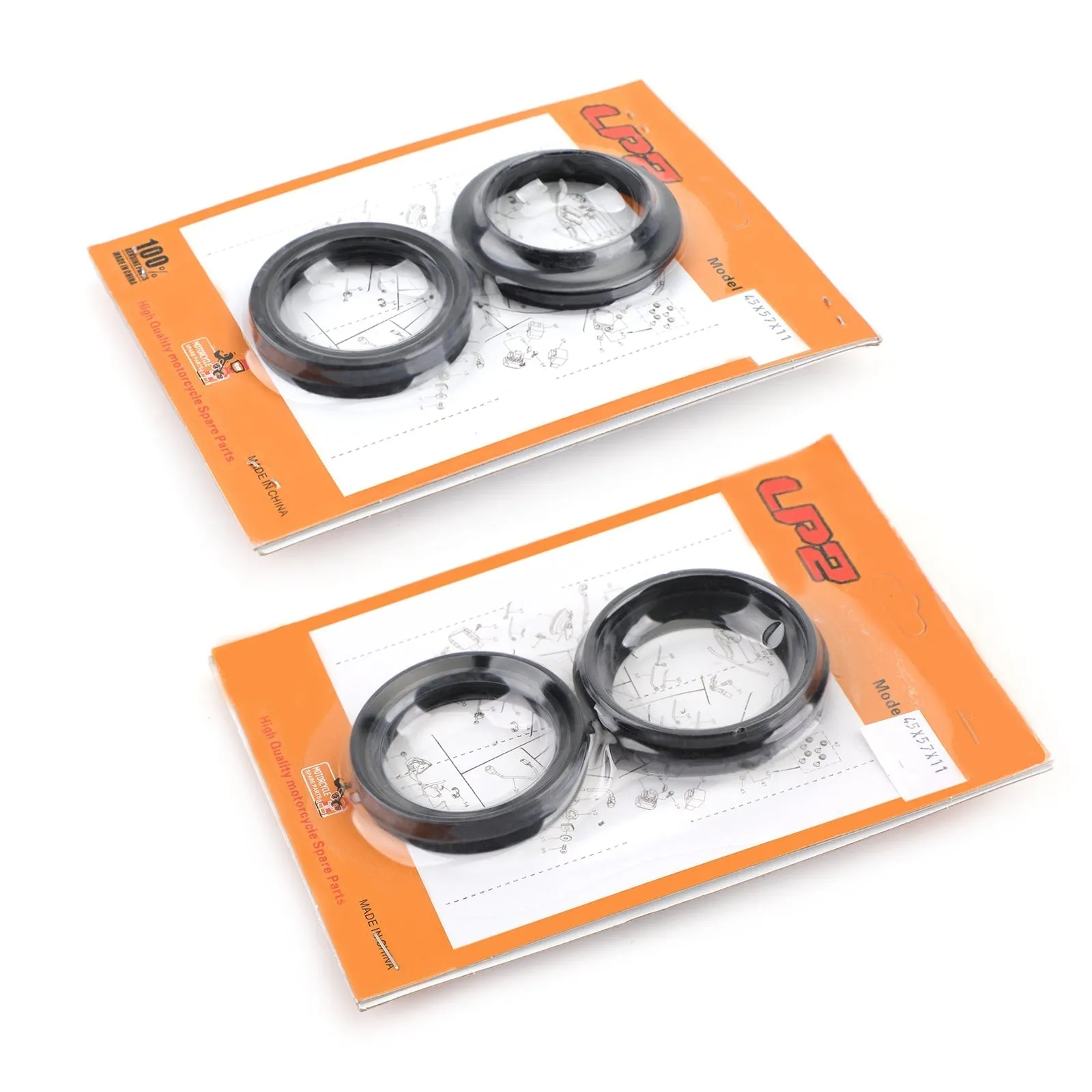 Kit de sello de polvo de sello de aceite de horquilla delantera para Honda GL1500 C CR500R CR250R CR125R 89-03 genérico