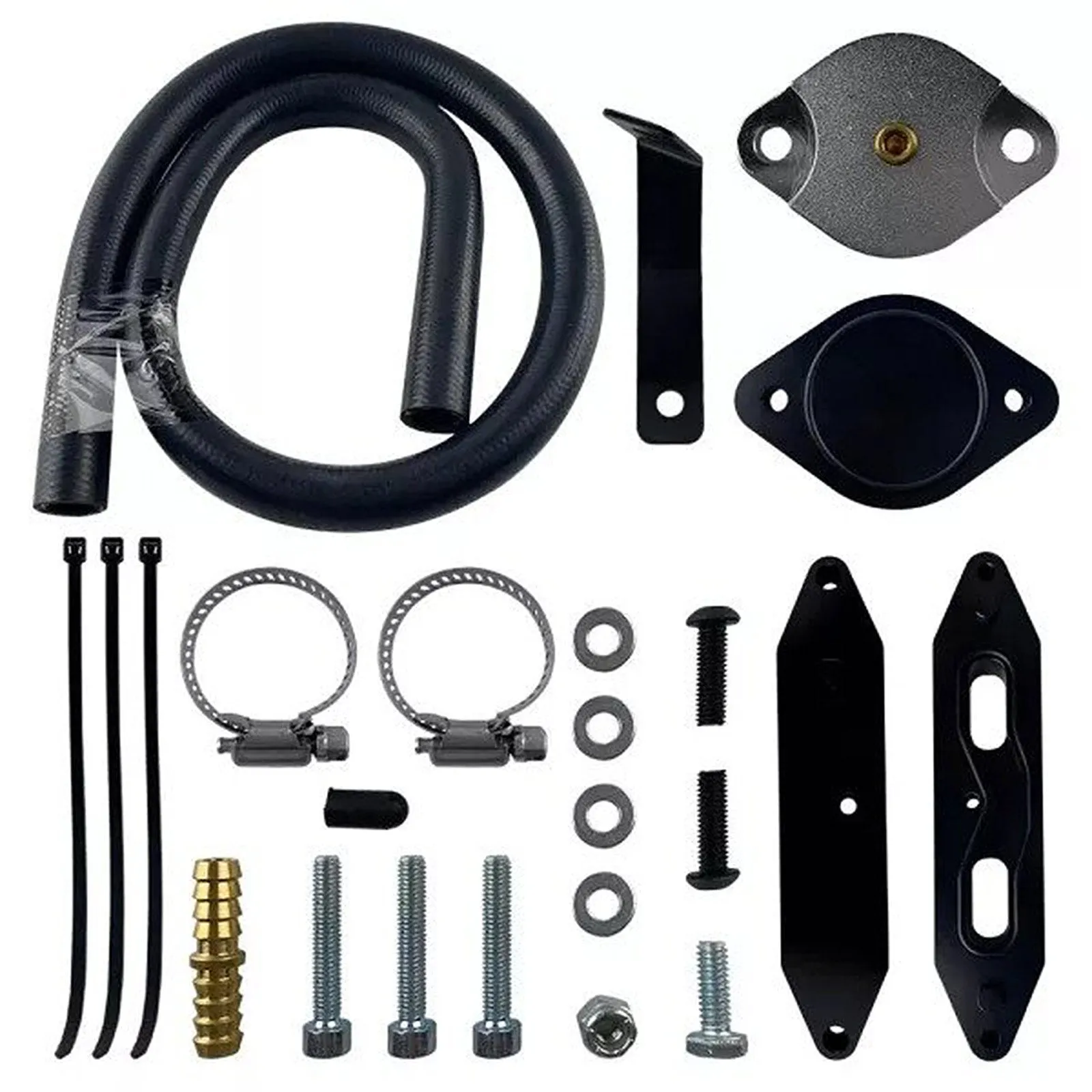 Kit de eliminación de EGR diésel Powerstroke de 6,7 L para Ford 2011-2019 con derivación de refrigerante genérico