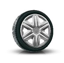 Tapacubos 14", ACTION GRIS 4 pzs