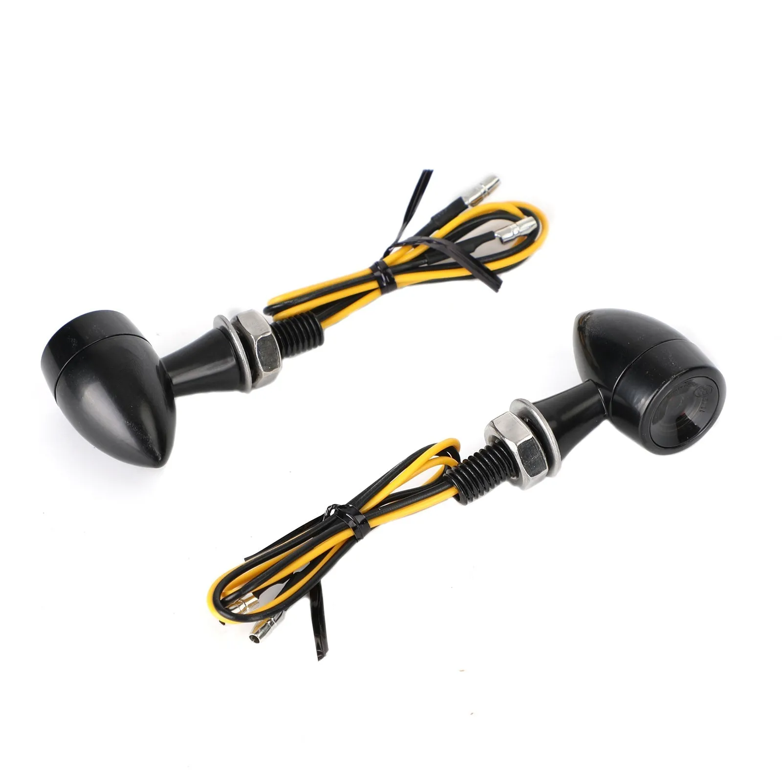 Mini Bullet motocicleta LED luz de señal de giro lámpara luz de freno 12V M7 genérico