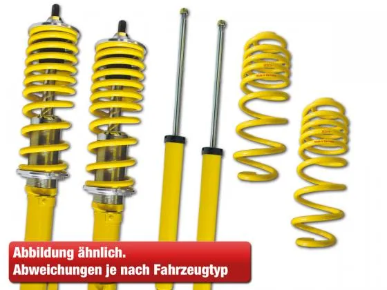 Kit coilover regulables en dureza FK VW Corrado 53i Bj.1989-1996
