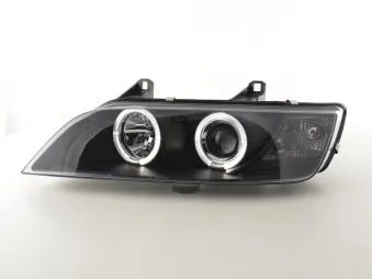Faros Delanteros Set Angel Eyes Bmw Z3 Modelo E37 96-02 Negro Fk Automotive