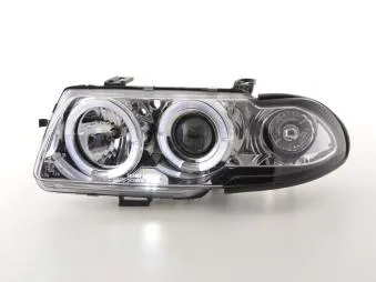 Faros Delanteros Set Angel Eyes Opel Astra Modelo F 95-97 Cromado Fk Automotive