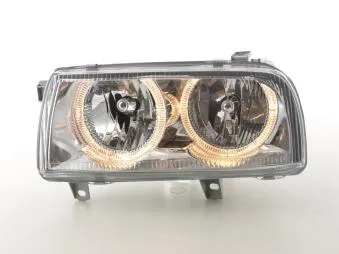 Faros Delanteros Angel Eyes Set Vw Vento Modelo 1hxo,1h 92-98 Cromado Fk Automotive
