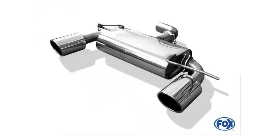 FOX Salida del Escape trasero derecha / izquierda -129x106 tipo 32 Seat Altea 5P - tracción delantera Año: 2,0l TFSI 147kW 2,0l