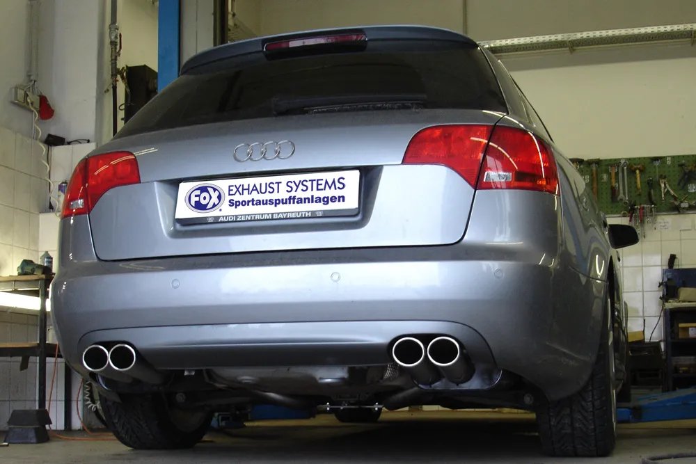 Escape FOX Audi A4 B7 quattro escape final duplex Ø63,5mm - 2x88x74 32 duplex