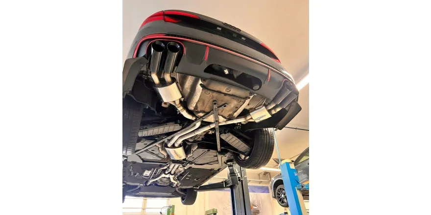 Audi S4 - B9 Escape deportivo derecho/izquierdo, silenciador medio y silenciador delantero - 2x100 tipo 25 derecho/izquierdo rev