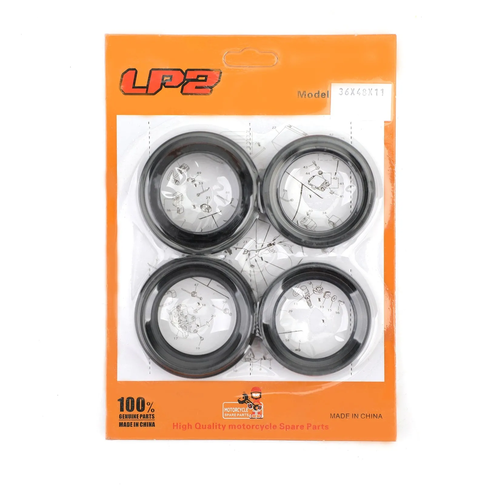 Kawasaki EL EN EX EL450 EL250 EN500 85-07 Kit de sello de polvo de sello de aceite de horquilla delantera