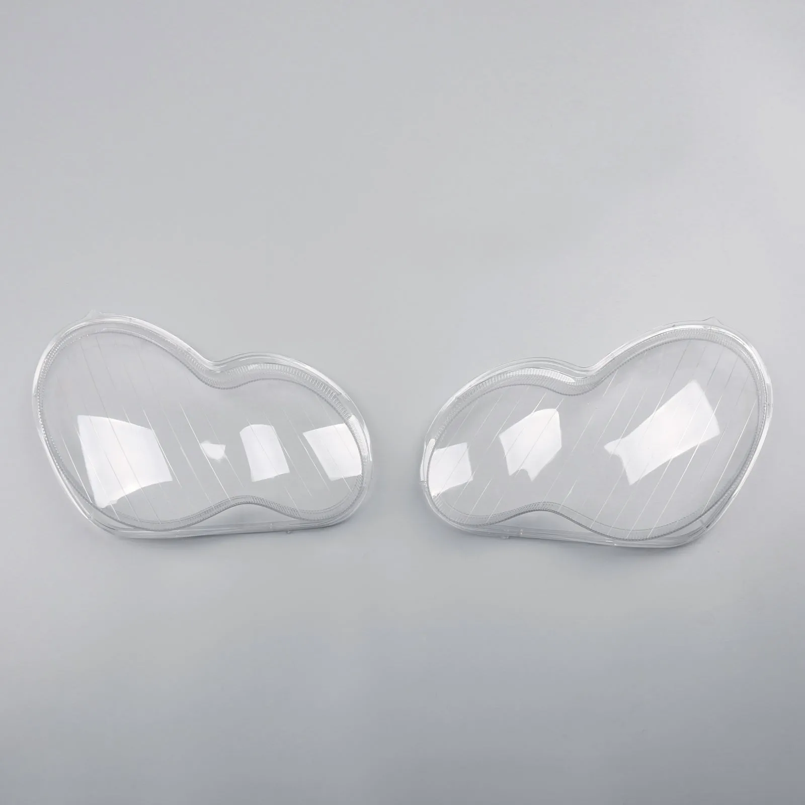 Cubierta de plástico para la lente del faro izquierdo y derecho de Benz 2001-2007 W203 clase genérica C