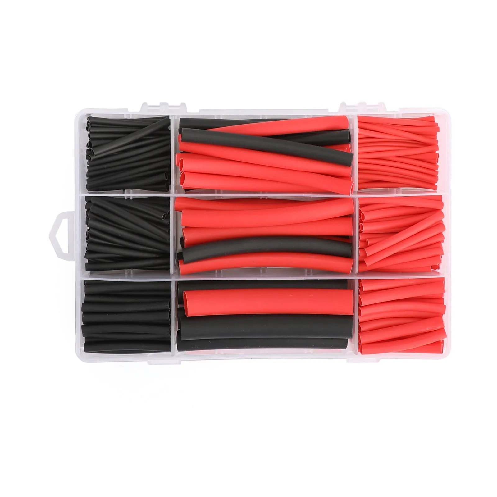 270 Uds 3:1 impermeable doble pared adhesivo aislamiento termorretráctil tubo retráctil impermeable Cable Kit de fundas