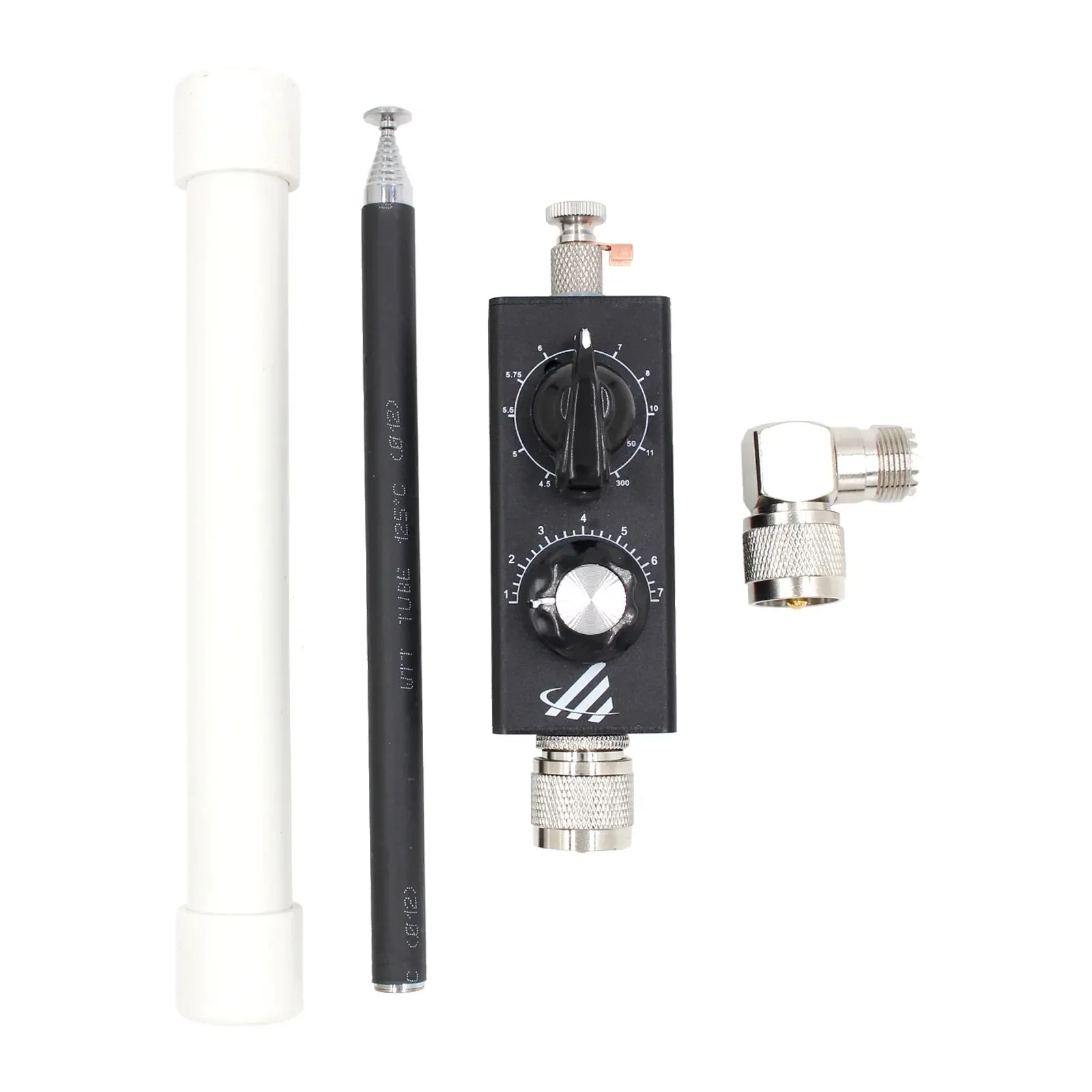 Antena HF de onda corta QRP de 30W, antena de banda completa de aviación de 5MHz-55MHz FM de 50M