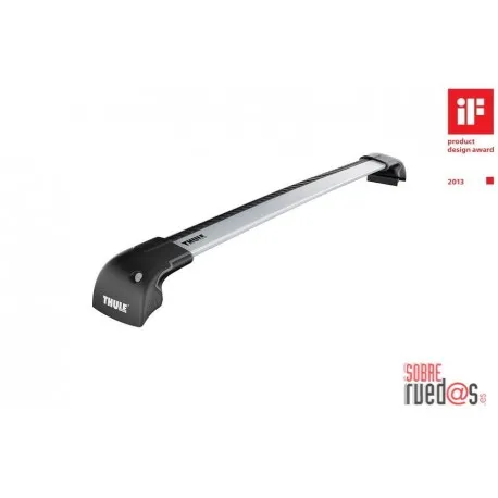 Barras de techo THULE WingBar Edge para Opel / Vauxhall Vectra SW (C - railing integrado)