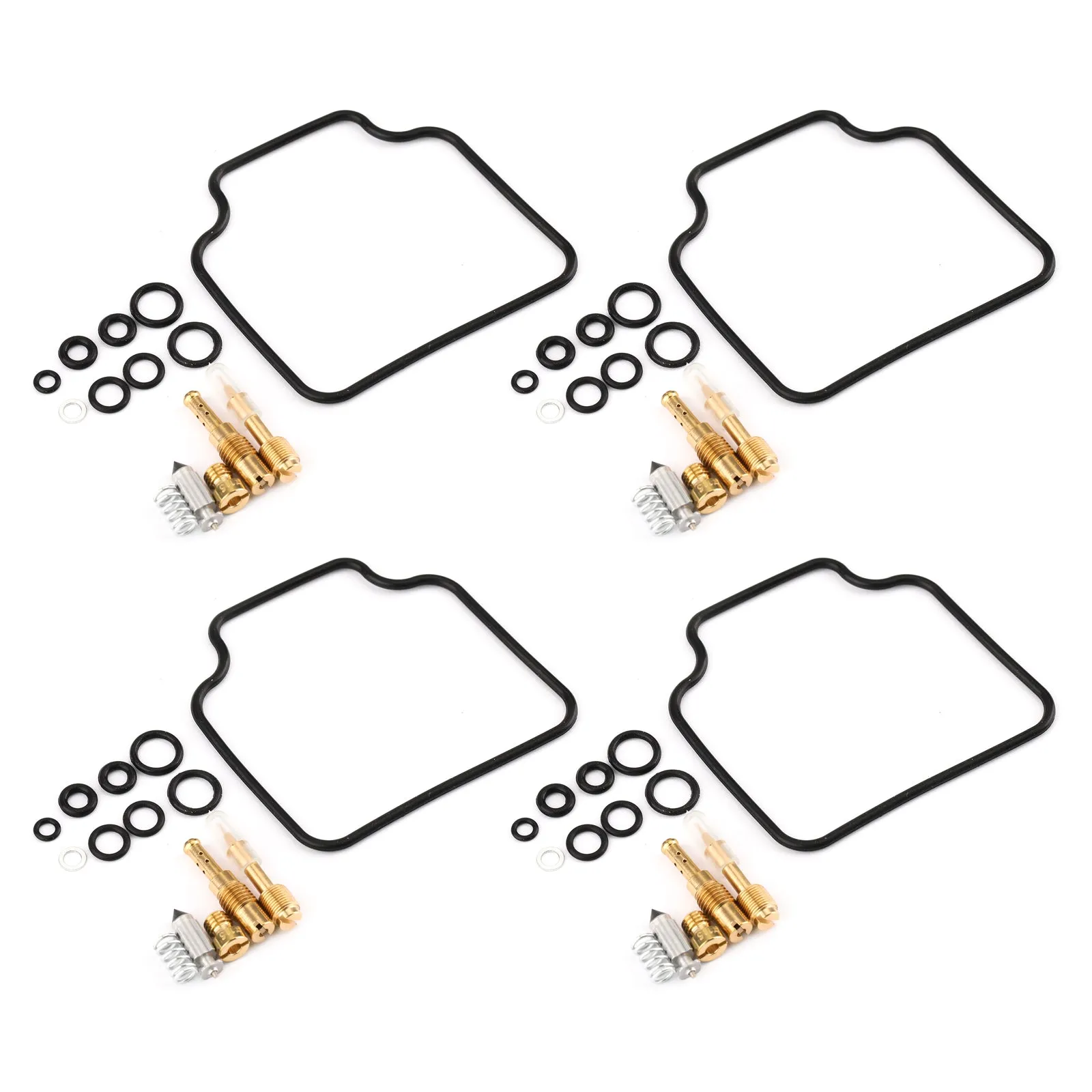 Kit de reparación de carburador de 4 piezas y flotador para Honda 83-85 CB650SC Nighthawk genérico