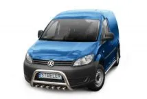 Bullbar delanteros Steeler para VOLKSWAGEN CADDY 2010-2020 Modelo G