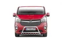 Bullbar delanteros Steeler para OPEL VIVARO 2014-2019 Modelo G