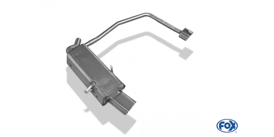 Escape FOX BMW E36 316/ 318/ 320/ 323/ 325/ 328 escape final salida duplex - 135x80 53 duplex