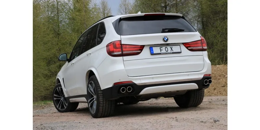 Escape FOX BMW X5 - F15 escape final cross exit duplex, entre - 2x80 type 16 duplex