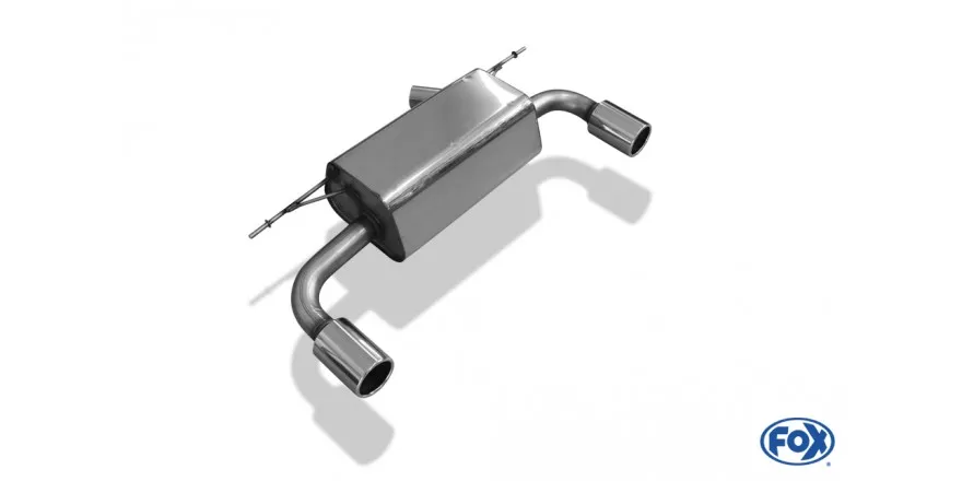 Escape FOX BMW F23 - 220i Cabrio escape final cross exit duplex - 1x90 type 12 duplex