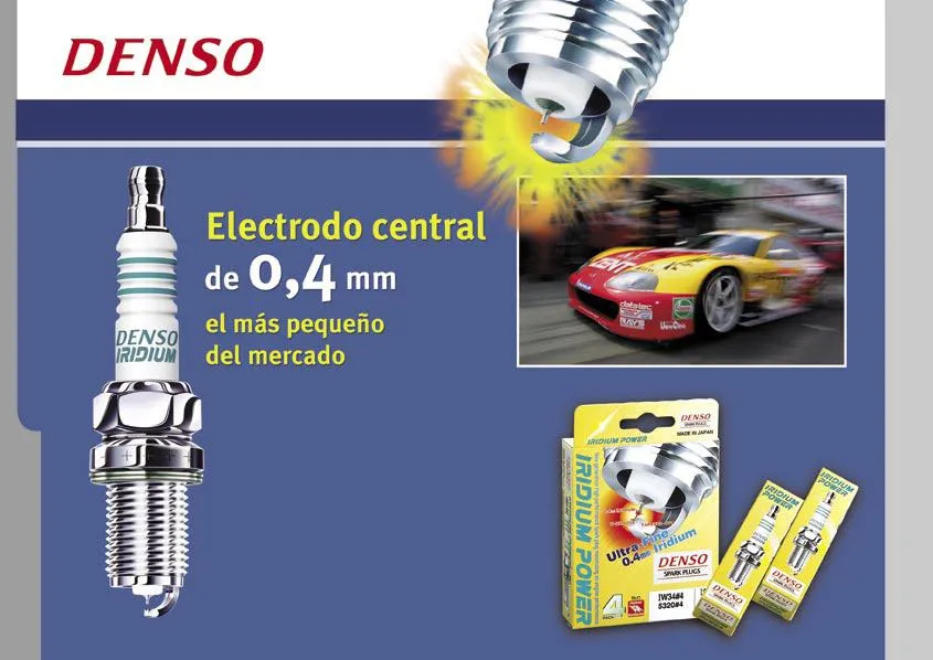 Bujias Denso Iridium Power Electrodo 0,4mm Consulte Su Modelo