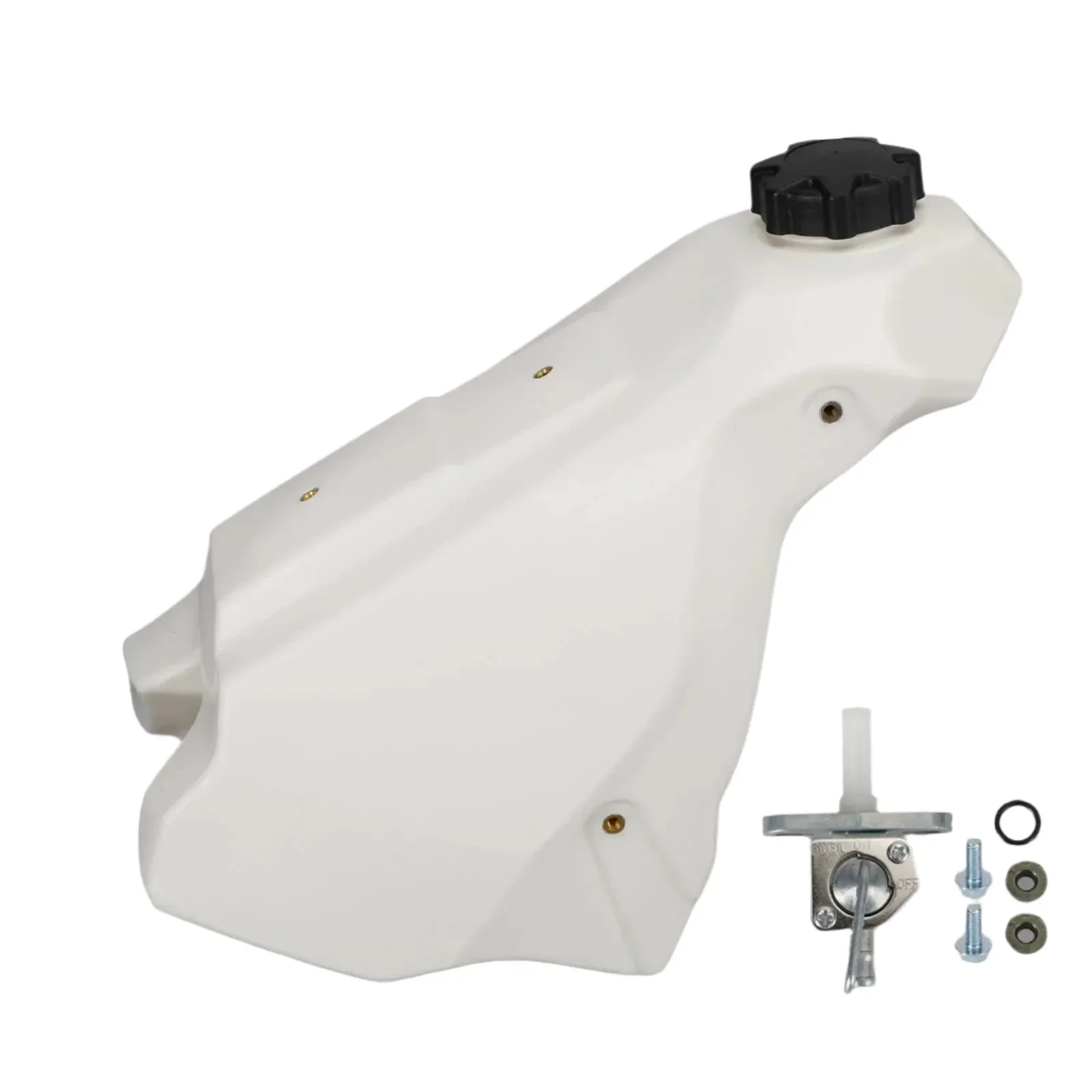 1988-1990 Honda CR125R Elsinore Gas Fuel y White Cap 3.6 Gal Petcock Kit de válvula