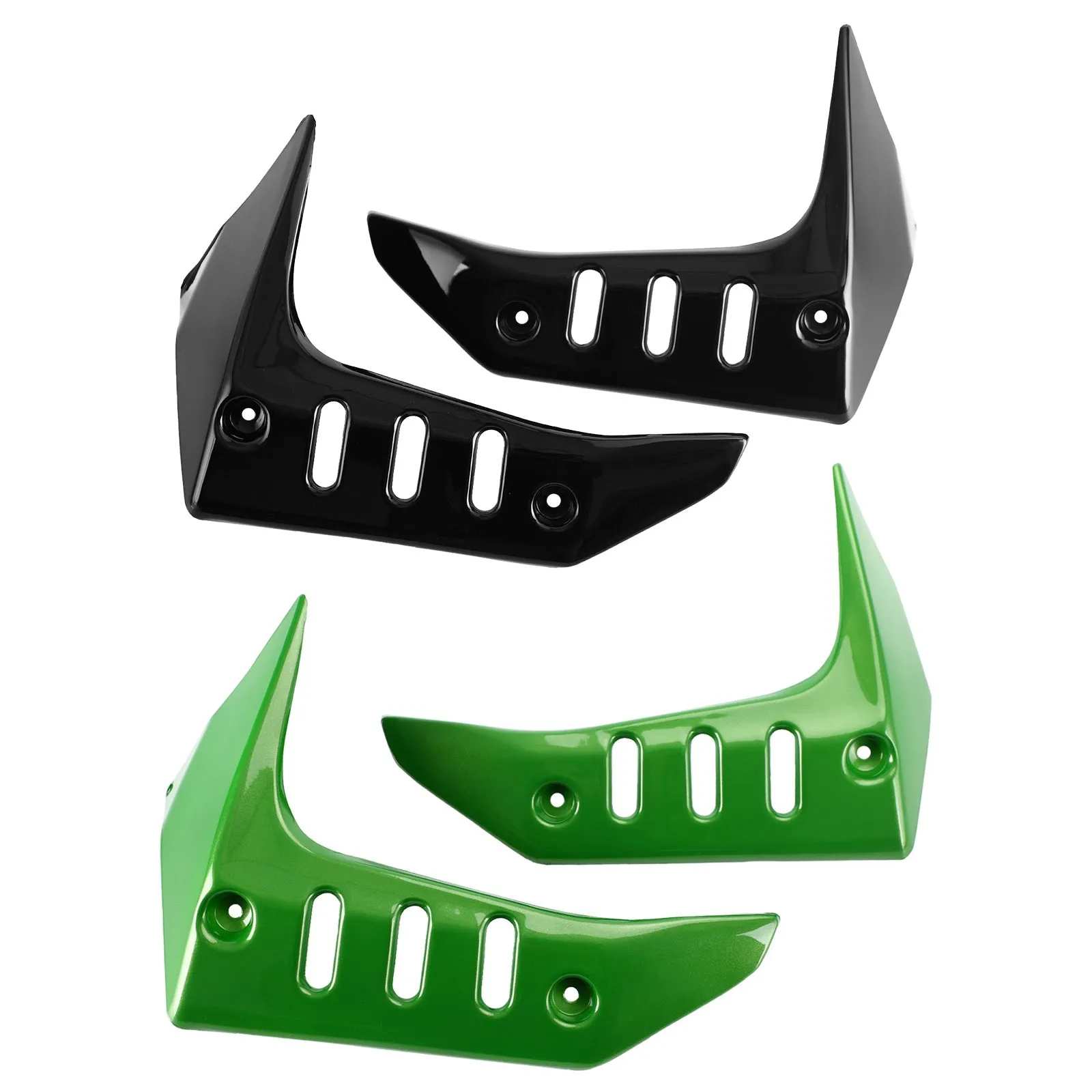 Panel de cubierta del radiador del radiador de motocicleta para Kawasaki Z750 2004-2007 Generic